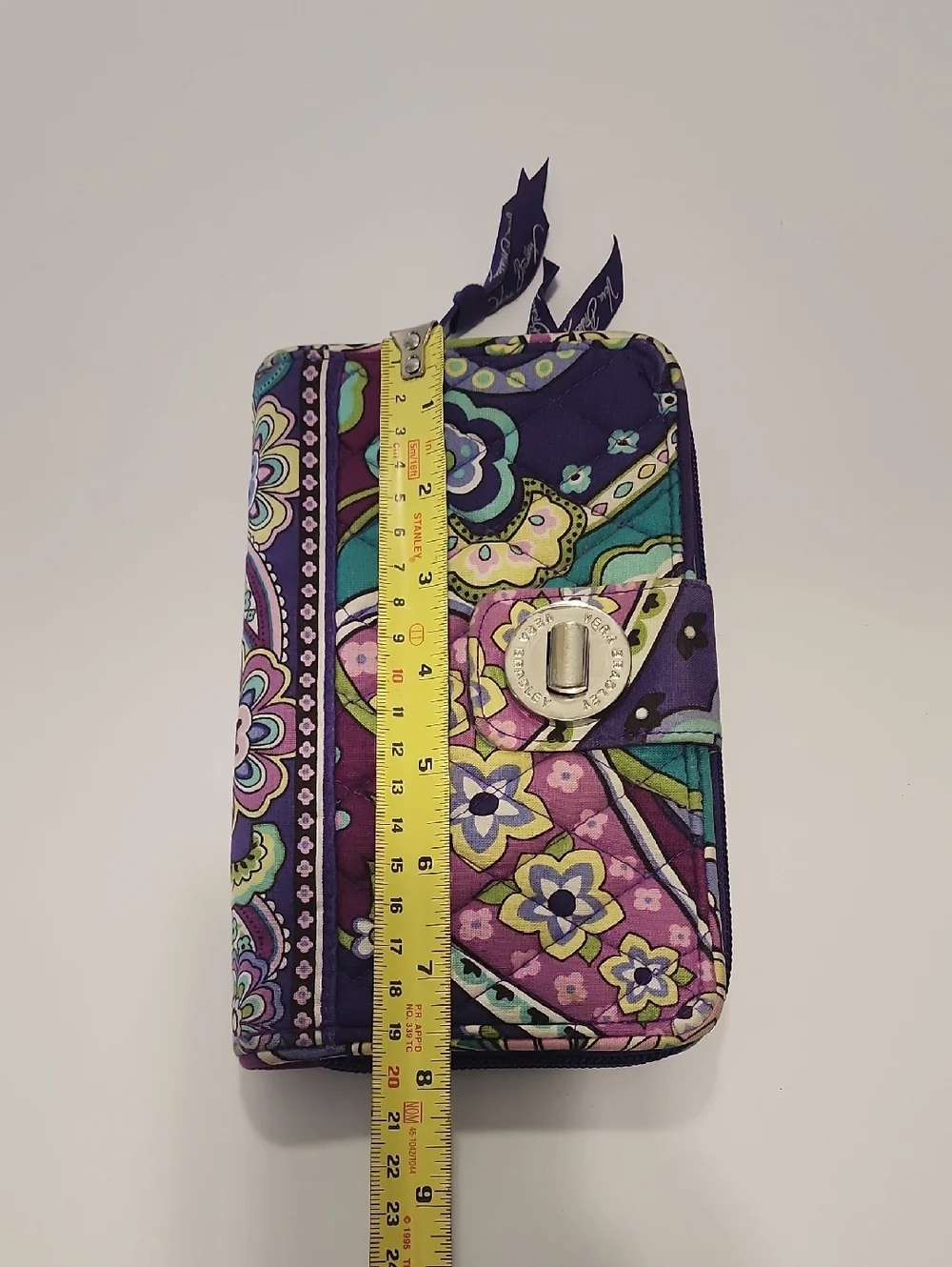 Vera Bradley Purple Floral Women's Wallet - Picture 4 of 6